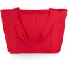PICNIC TIME Topanga Cooler 2.0 Tote Bag, Versatile Insulated Cooler Bag with 24-Can Capacity, Soft Insulated Tote with Water-Resistant Interior Liner, Long Straps, and Exterior Pocket, (Black)(Red)