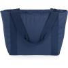 PICNIC TIME Topanga Cooler 2.0 Tote Bag, Versatile Insulated Cooler Bag with 24-Can Capacity, Soft Insulated Tote with Water-Resistant Interior Liner, Long Straps, and Exterior Pocket, (Black)(Navy Blue)