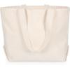 PICNIC TIME XL Canvas Tote Bag Made in USA, Versatile Large Canvas Tote Bag, Heavy-Duty Oversized Travel Beach Bag with Large Capacity Interior for Picnic and Outdoors, (White)