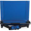 Picnic TIME Gridiron Stadium Seat with Back Support, Folding Bleacher Chairs with Back and Cushion, Thick Padded Stadium Seat and Armrest with Carry Straps, and Bleacher Hook Feature, (Blue)(Blue)