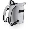 Picnic TIME Tarana Roll-Top Insulated Backpack, Modern Backpack Cooler with 32-Can Capacity, Fully Insulated Outdoor Bag with Water Resistant Interior, Pockets, Straps, (Halo Gray)(Halo Gray)