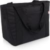 PICNIC TIME Topanga Cooler 2.0 Tote Bag, Versatile Insulated Cooler Bag with 24-Can Capacity, Soft Insulated Tote with Water-Resistant Interior Liner, Long Straps, and Exterior Pocket, (Black)(Black)