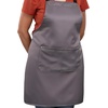 PICNIC TIME Premium BBQ Apron, Professional-Grade Kitchen Apron for Men and Women with Waterproof Cotton Fabric, 2 Storage Pockets, and Adjustable Straps for Comfort, (Gray)