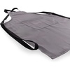PICNIC TIME Premium BBQ Apron, Professional-Grade Kitchen Apron for Men and Women with Waterproof Cotton Fabric, 2 Storage Pockets, and Adjustable Straps for Comfort, (Gray)