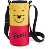 Picnic TIME Disney Shorts Bottle Cooler Tote, Insulated Water Bottle Holder with Adjustable Shoulder Strap for Travel Picnic Theme Parks, Fits 20 to 26 oz Bottles(Disney Winnie the Pooh – Red & Yellow)