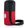 Picnic TIME Disney Shorts Bottle Cooler Tote, Insulated Water Bottle Holder with Adjustable Shoulder Strap for Travel Picnic Theme Parks, Fits 20 to 26 oz Bottles(Disney Mickey Mouse – Black with Red Pattern)